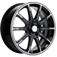 Khomen 1707 6.5x17 4x100 ET 43 Dia 60.1 (BFP Matt)