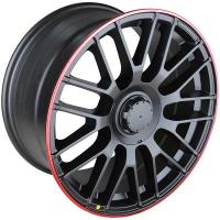 Koko Kuture SL519 9x18 5x112 ET 35 Dia 66.6 (MtB Red Lip)