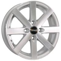 Tech Line 412 5.5x14 4x100 ET 43 Dia 60.1 (silver)