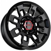 Sakura Wheels D9362 8x17 6x139.7 ET 15 Dia 106.1 (gloss black)