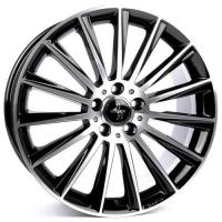 Keskin Tuning KT18 Turbo 8.5x19 5x112 ET 45 Dia 72.6 (Black Lip Polish)